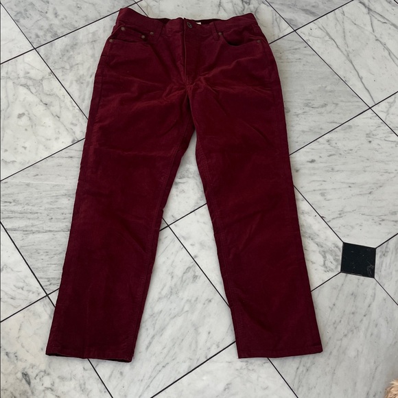 Boden Pants - Boden Deep Burgundy Corduroy Pant Petite 12 New
